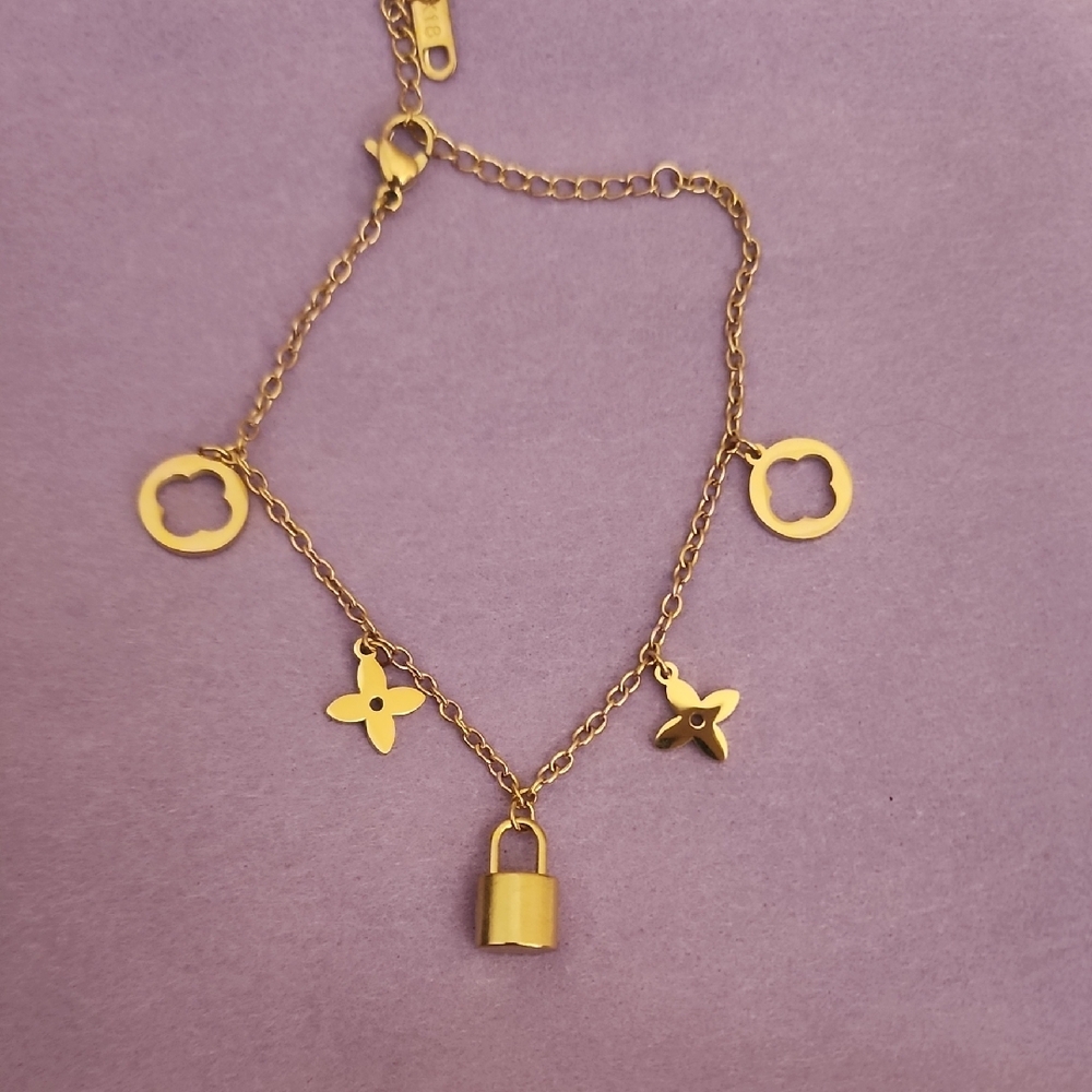 Gold Charm Bracelet